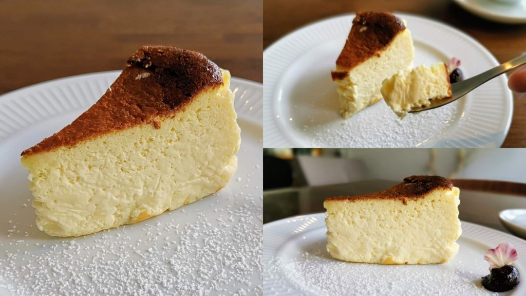 カフェ 海猫山猫 　バスクチーズケーキ