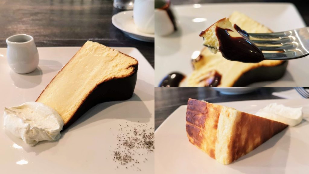 新宿　サーティーンカフェ　バスクチーズケーキ