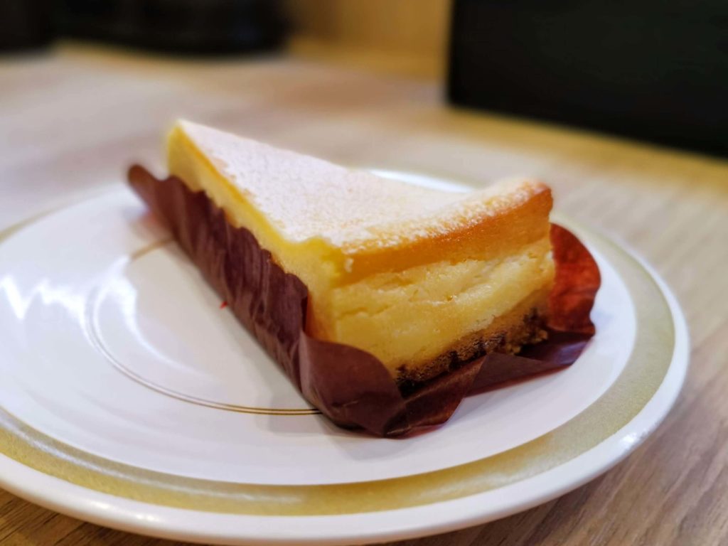【かっぱ寿司】のリッチなベイクドチーズケーキ