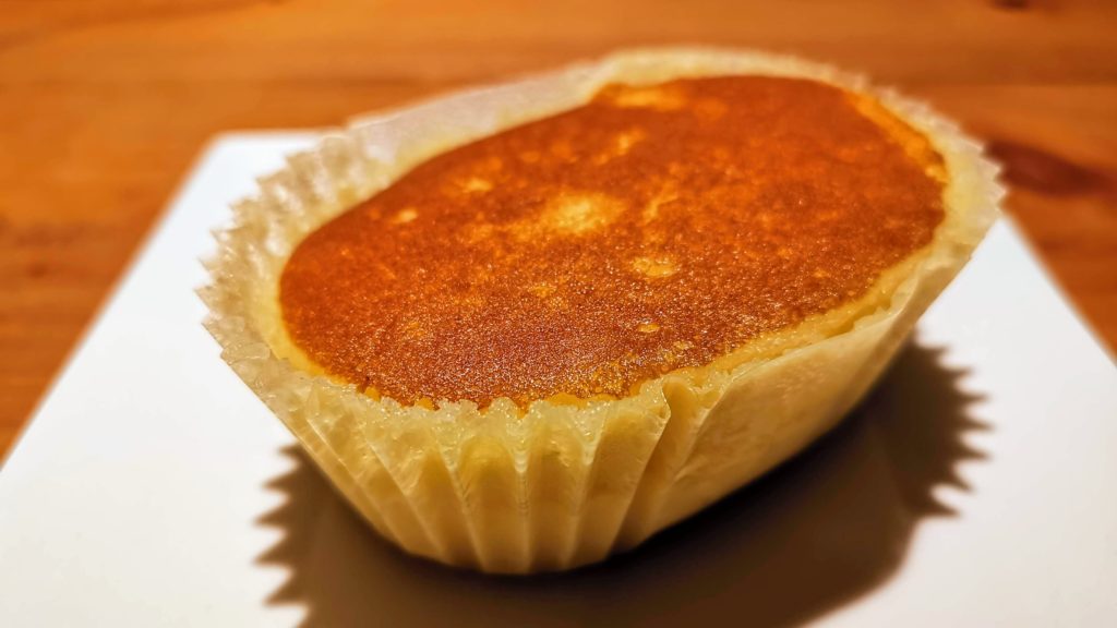 北海道チーズ蒸しケーキのとろけるプリン (1)