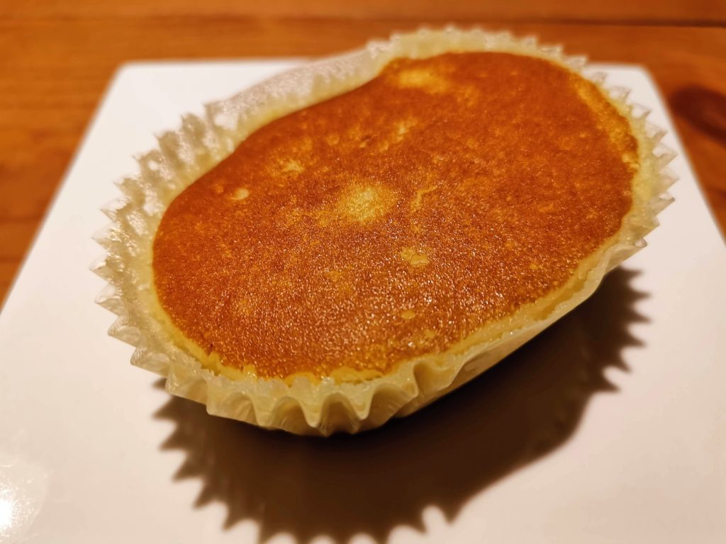 北海道チーズ蒸しケーキのとろけるプリン