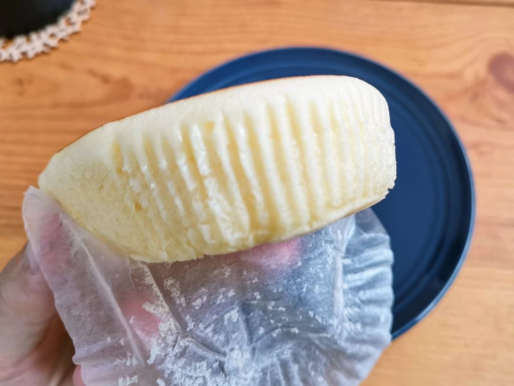 #北海道チーズ蒸しケーキ