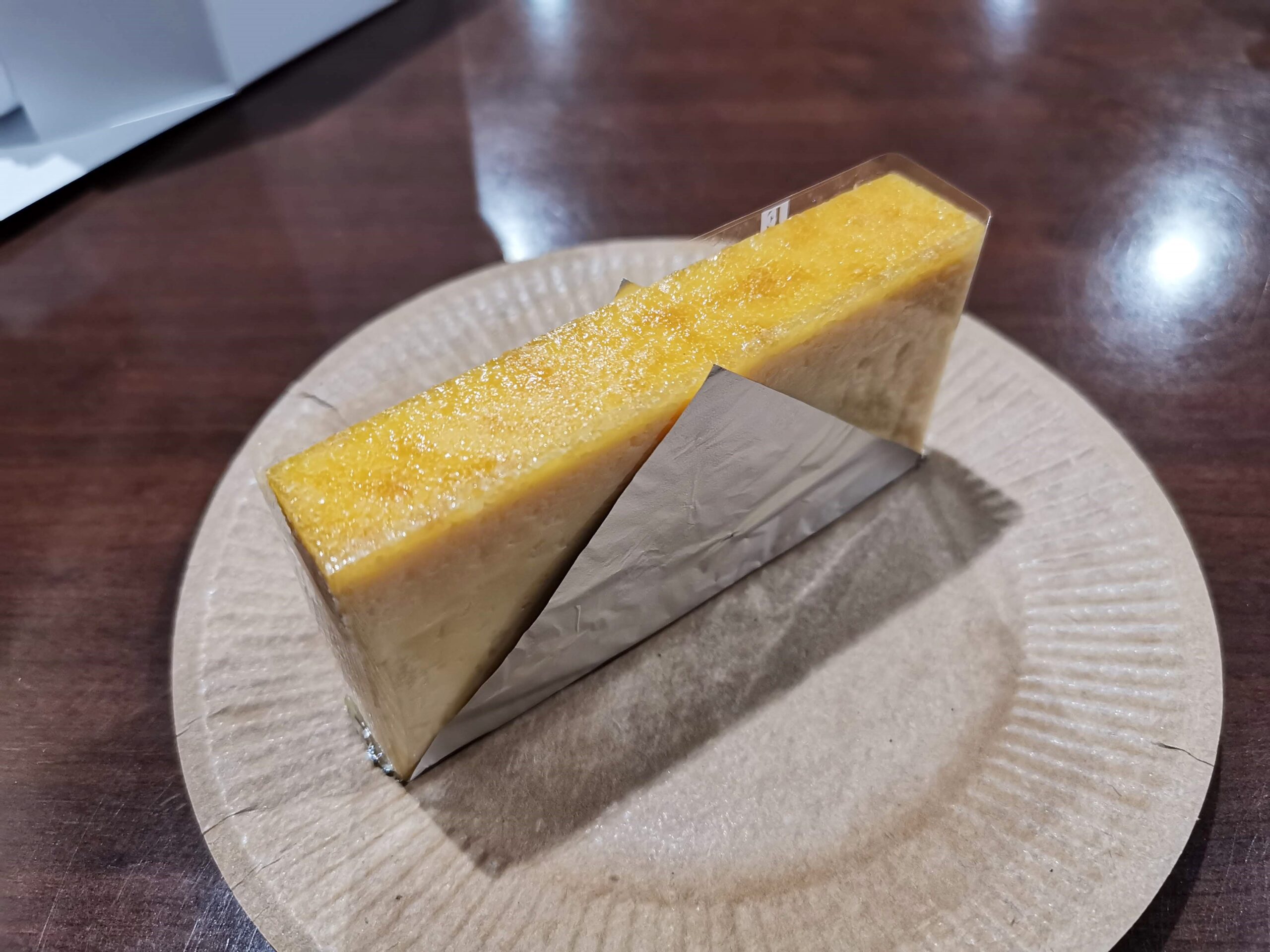 三田「加藤洋菓子」 の自信のチーズケーキ (2)_R