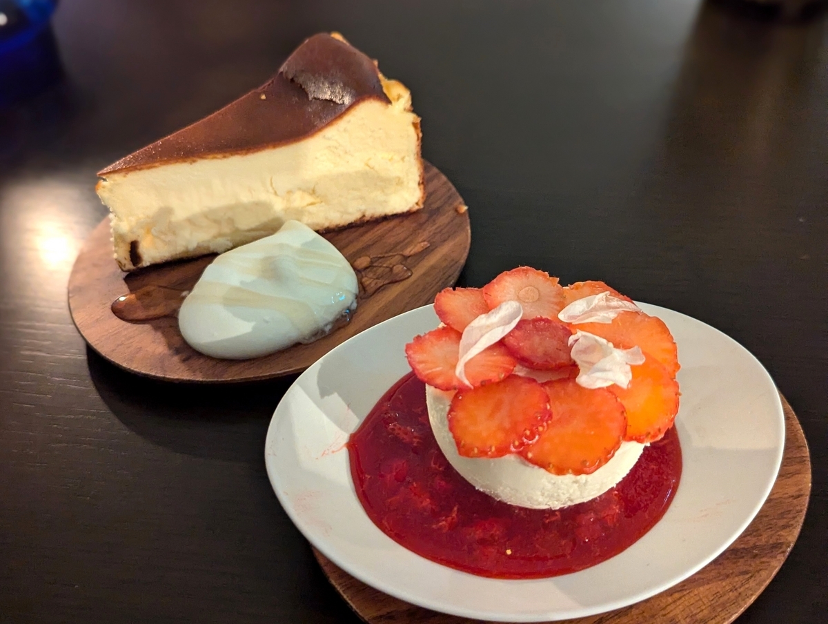 新宿【No.13cafe】のバスクチーズケーキを実食