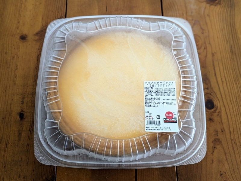 COSTCO（コストコ）のトリプルチーズタルトの写真 (1)