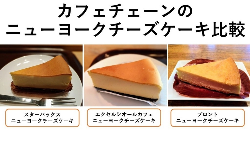 ニューヨークチーズケーキの違い