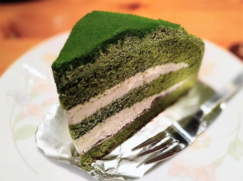 コメダ珈琲　抹茶とクリームチーズのケーキ (5)