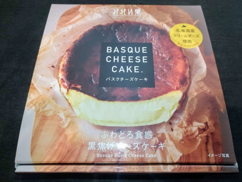 みれい菓　バスクチーズケーキ 外箱