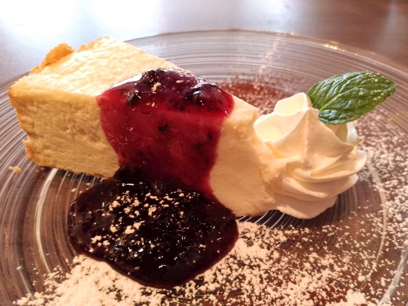 earth cafe　アースカフェ レアチーズケーキ