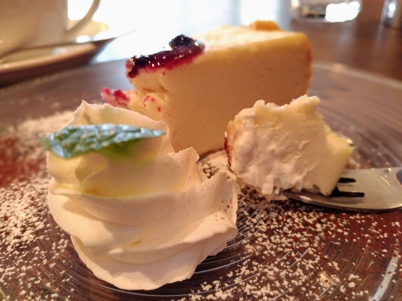 アースカフェ　レアチーズケーキ