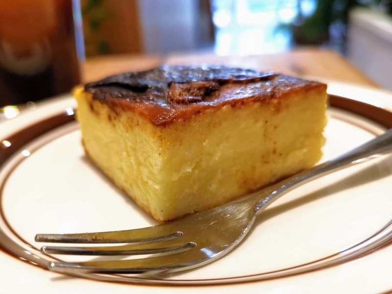 代官山　パーチコーヒー　バスクチーズケーキ