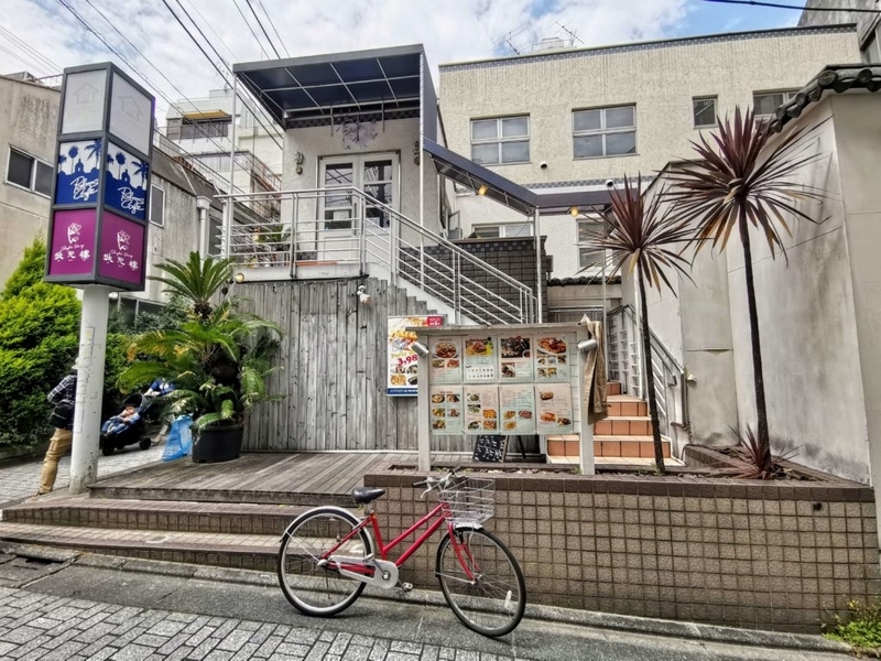 自由が丘　パームスカフェ　ダブルチーズケーキ (1)