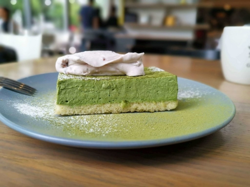 グッドモーニングカフェ 抹茶のチーズケーキ (4)