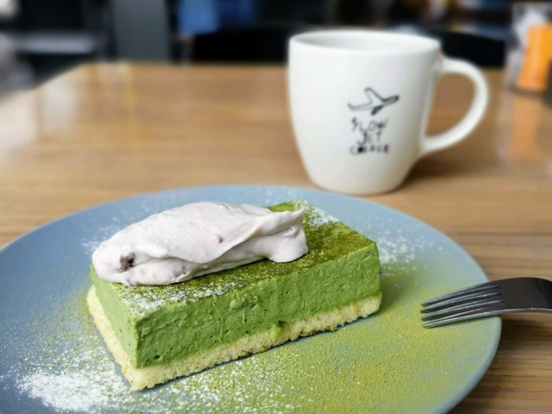 グッドモーニングカフェ 抹茶のチーズケーキ (7)