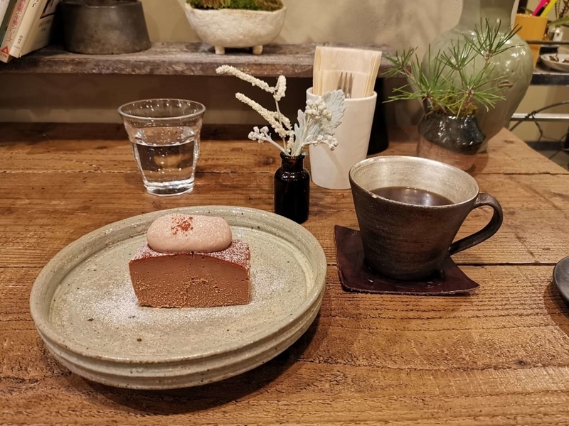 吉祥寺　ヒトクサ　チョコレートチーズケーキ (8)