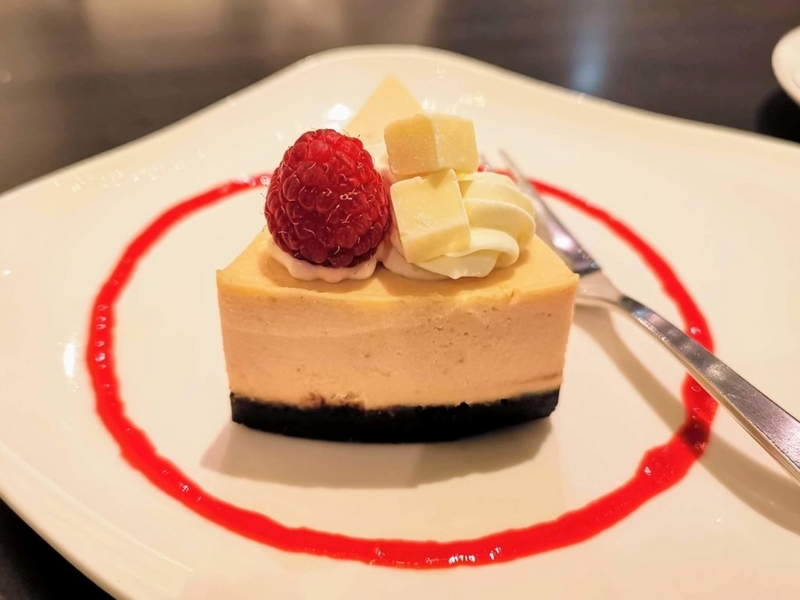 原宿　cafe de　武 (28)ホワイトチョコチーズケーキ