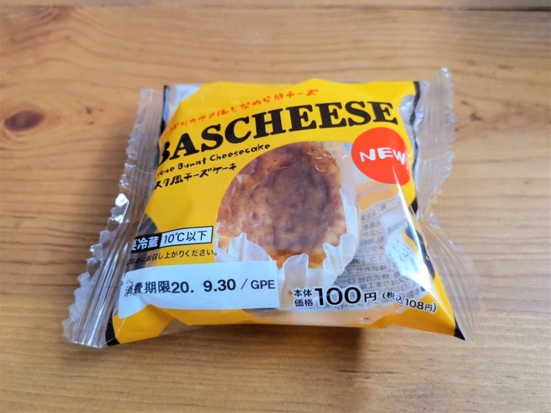 ローソンストア100 バスク風チーズケーキ BASCHEESE