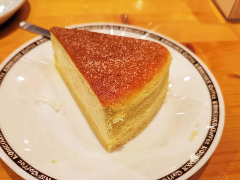 コメダ珈琲店　かろやかチーズ（チーズケーキ） (2)