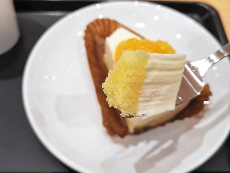 スターバックス オレンジ&レアチーズケーキの写真 (2)