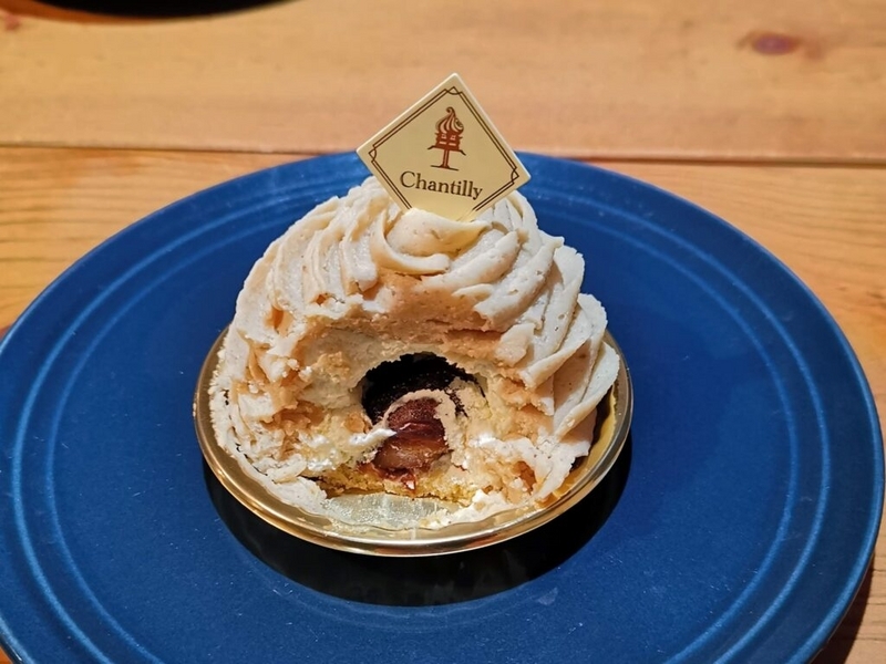 中村橋「Patisserie T Chantilly(Tシャンティイ) 」の和栗のモンブラン