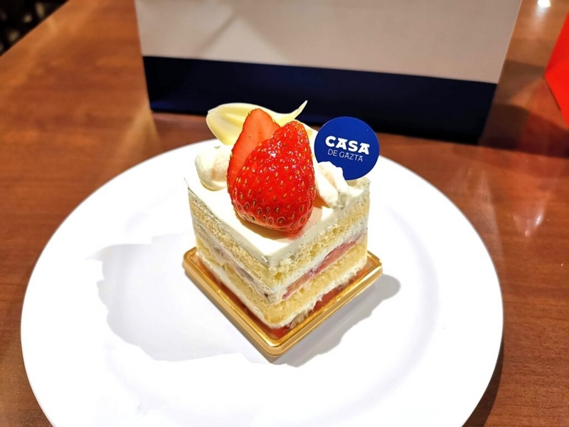 CASA DE GAZTA（カーサデガスタ）の苺のチーズショートケーキ (7)