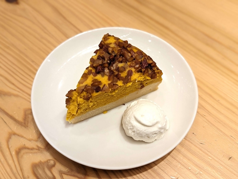 Café&Meal MUJIのかぼちゃのチーズケーキ