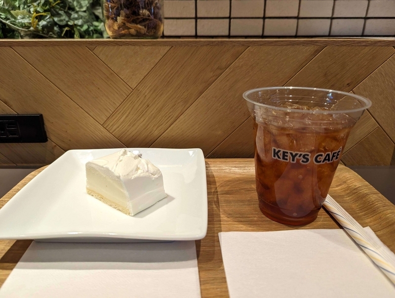 Top’s KEY'S CAFE（トップスキーズカフェ）のレアチーズケーキ