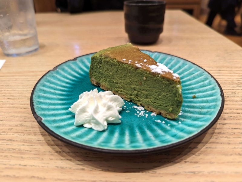 大戸屋 宇治抹茶の豆乳チーズケーキ