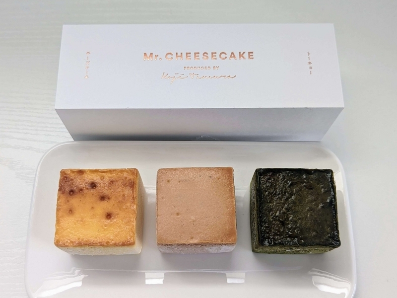 Mr. CHEESECAKE assorted 3-Cube Box Standard (7)