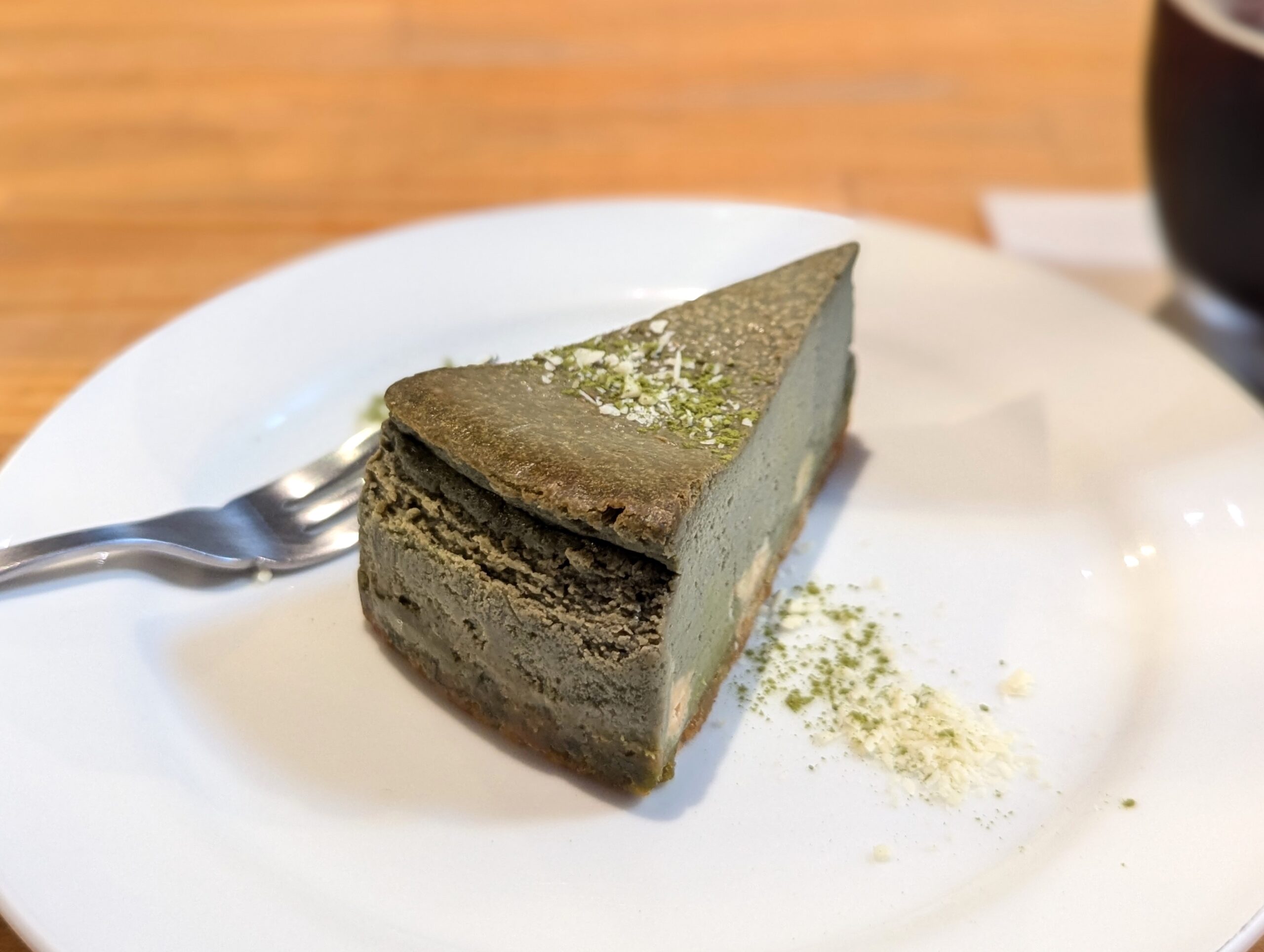 テネメント、抹茶とホワイトチョコのチーズケーキ (7)