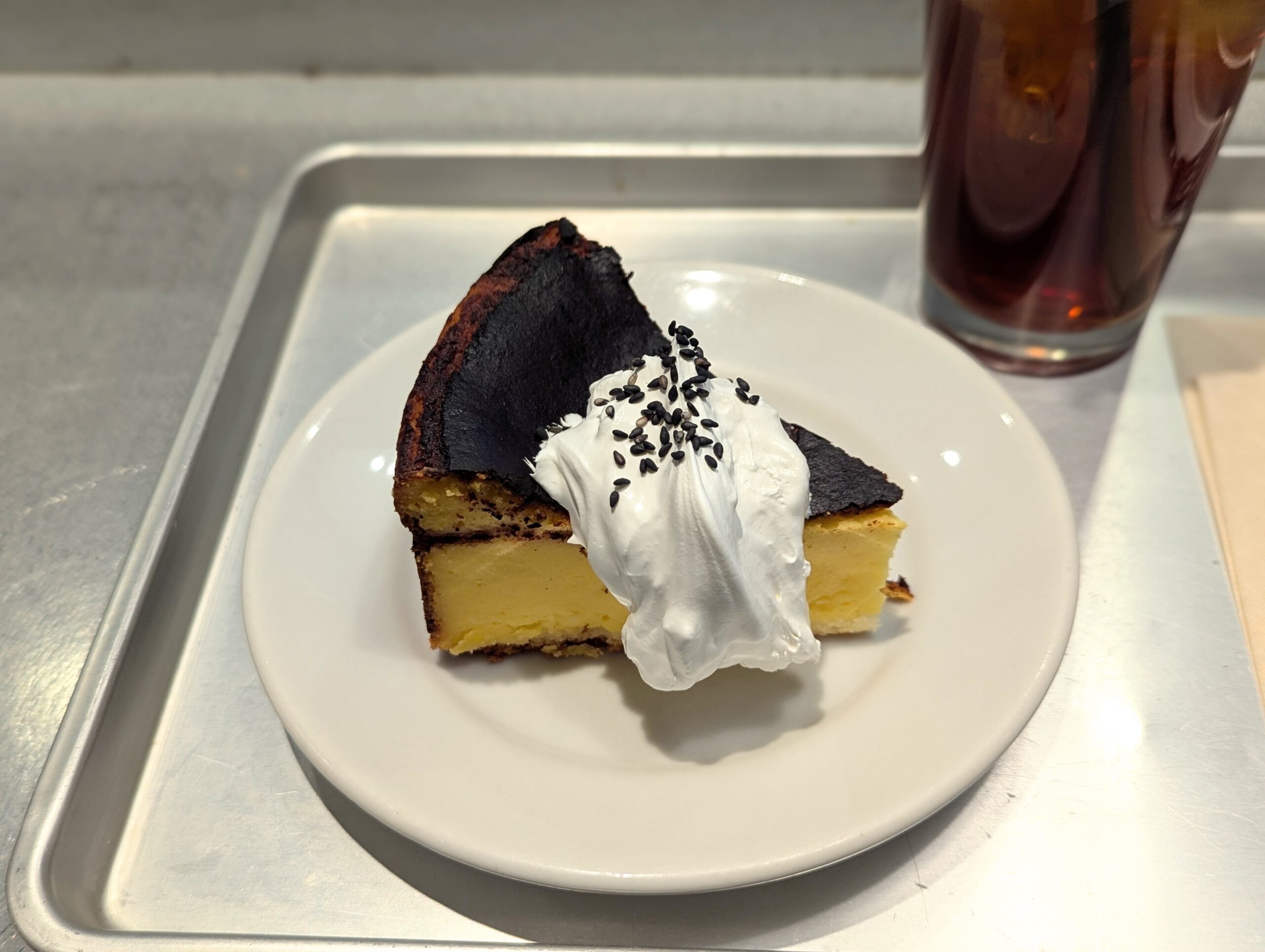 ローステッドコーヒー（Roasted COFFEE LABORATORY 渋谷神南店）スイートポテトバスクチーズケーキ (7)