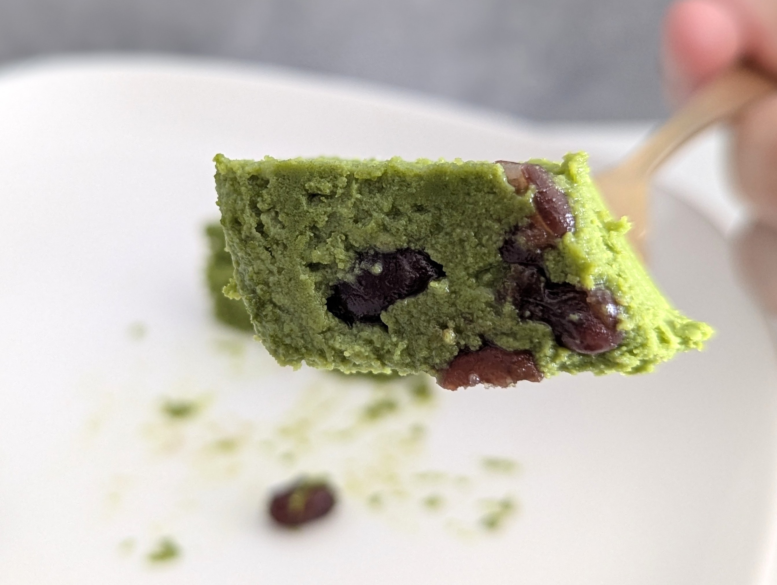 セブンイレブン、とろチーズケーキ 宇治抹茶 (13)