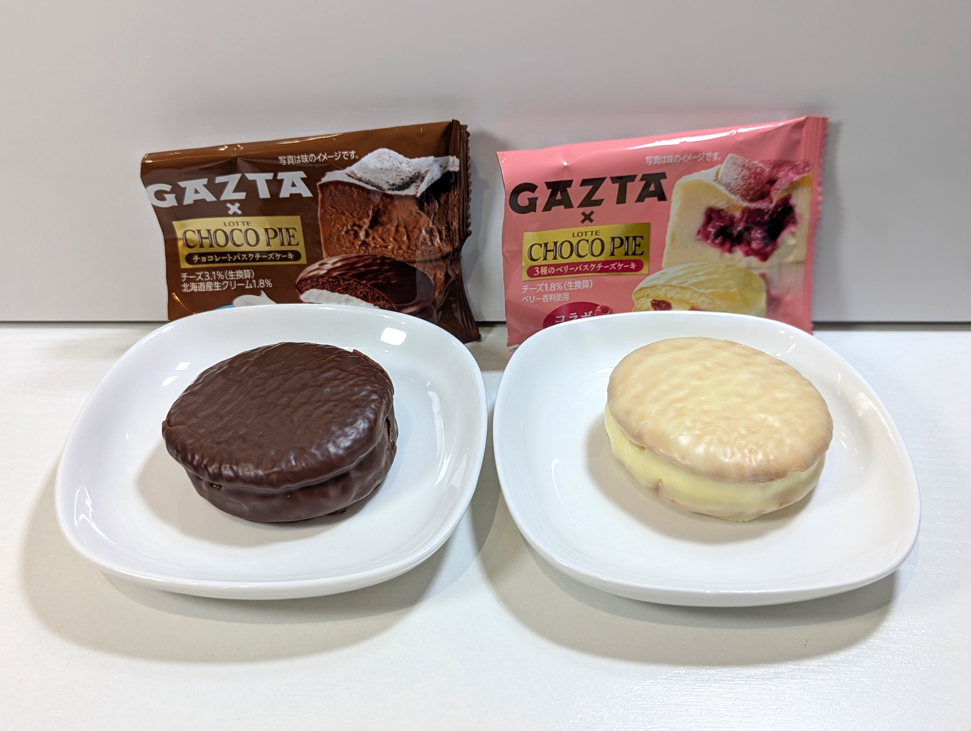 ロッテ、チョコパイ、バスクチーズケーキ (4)