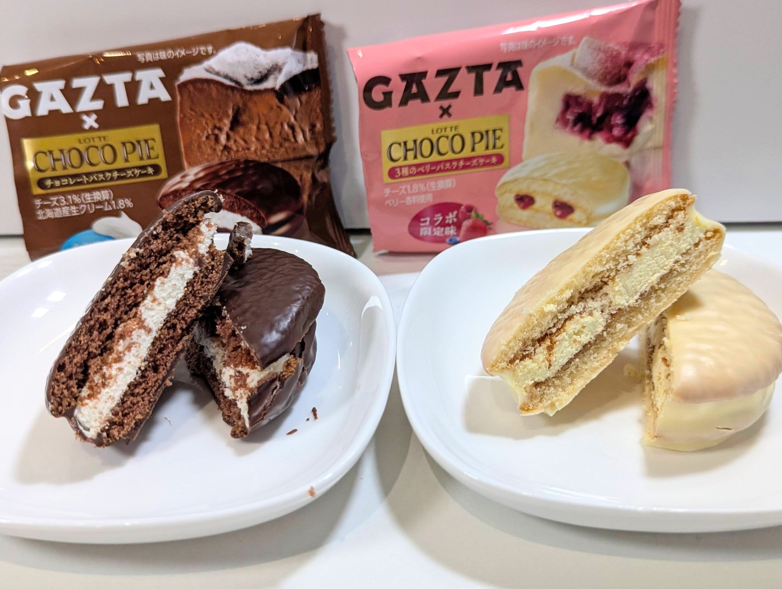ロッテ、チョコパイ、バスクチーズケーキ (4)