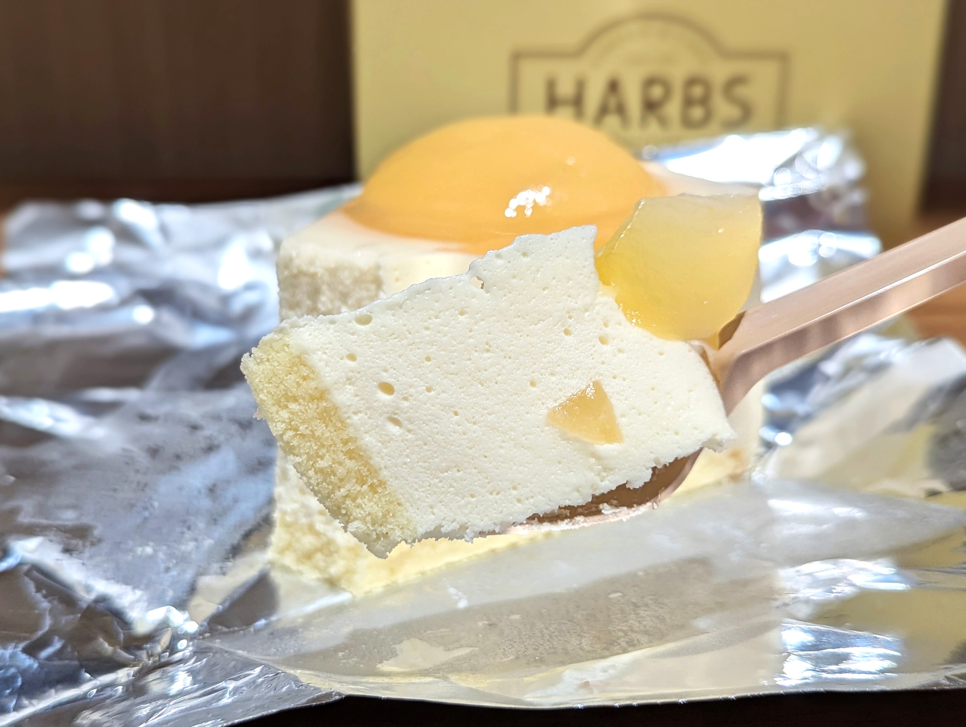 ハーブス（HARBS）、白桃のレアチーズケーキの写真 (10)