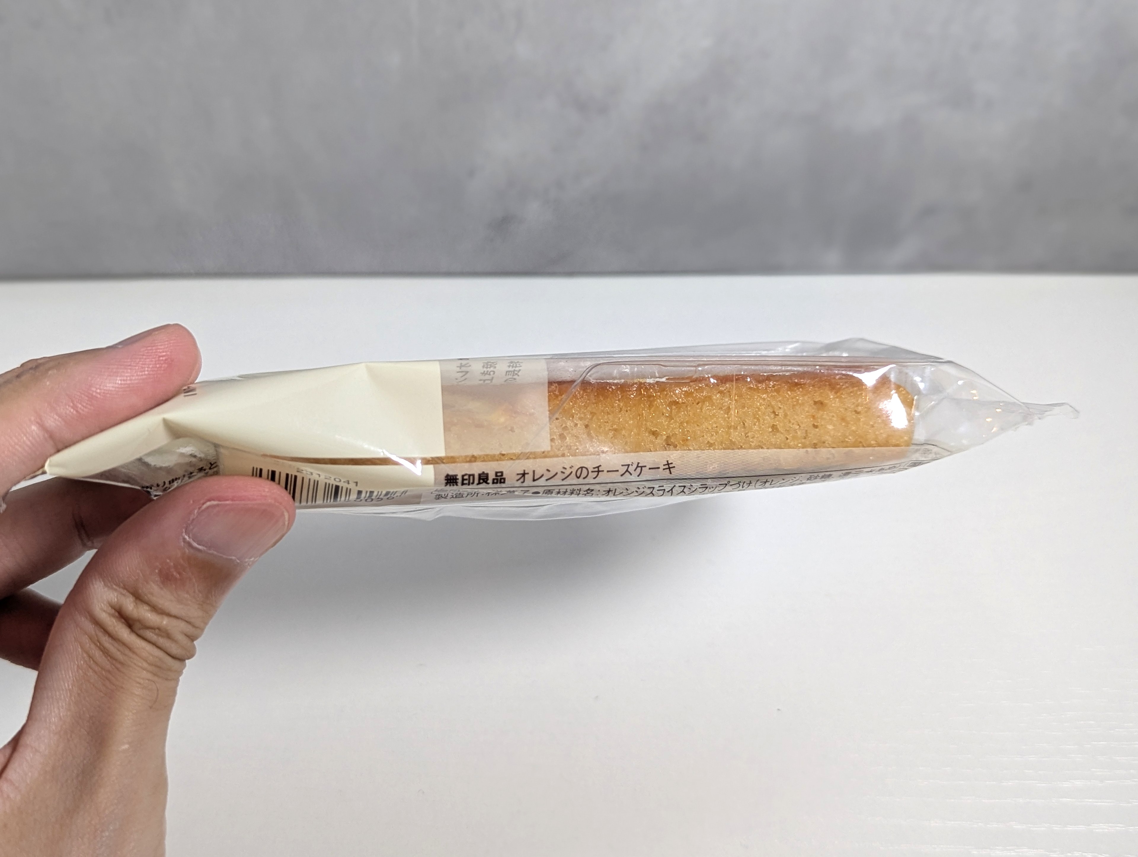 無印良品、オレンジのチーズケーキ (5)