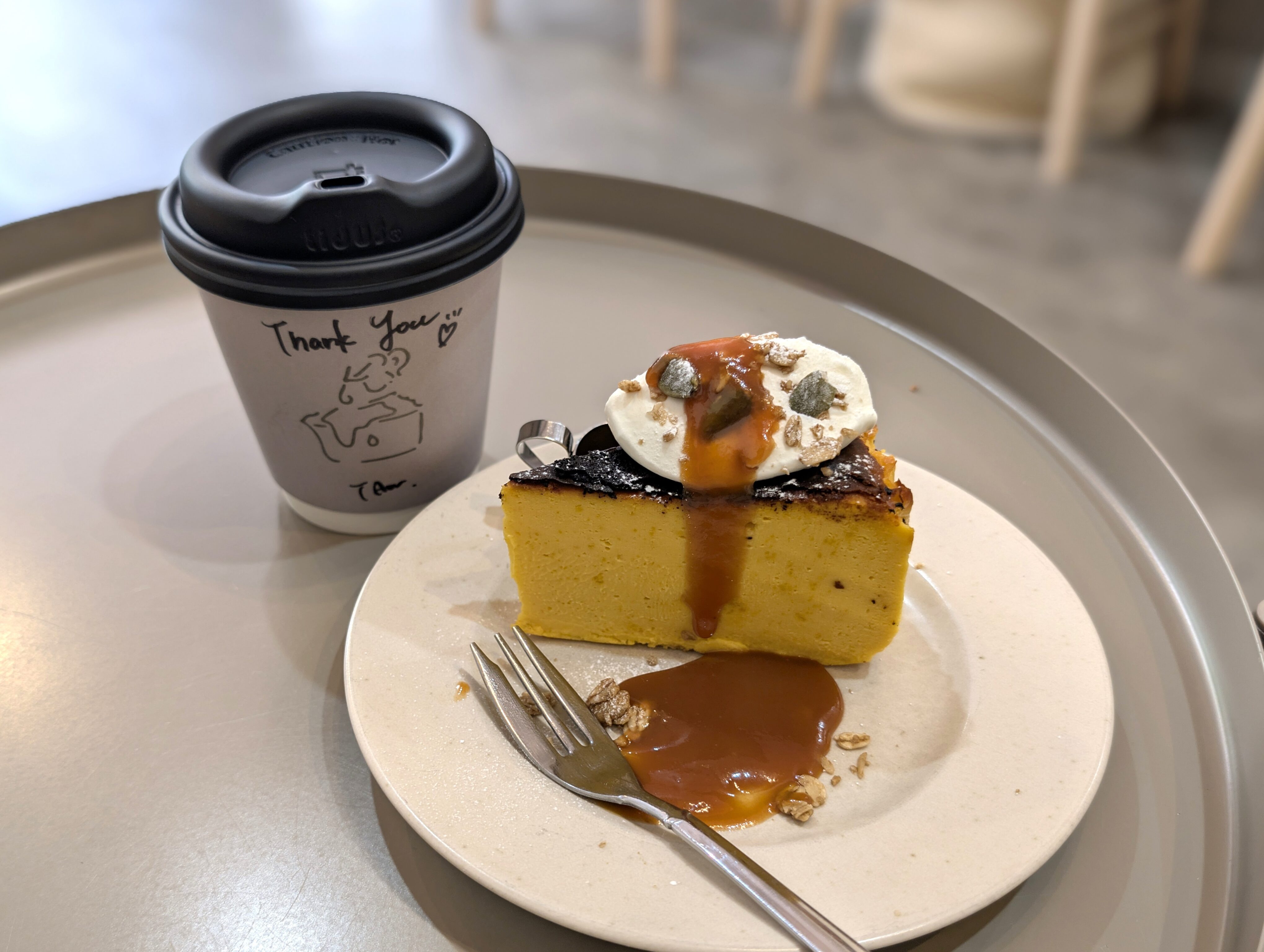 TAW 高円寺、かぼちゃのチーズケーキ 20250924　 (3)
