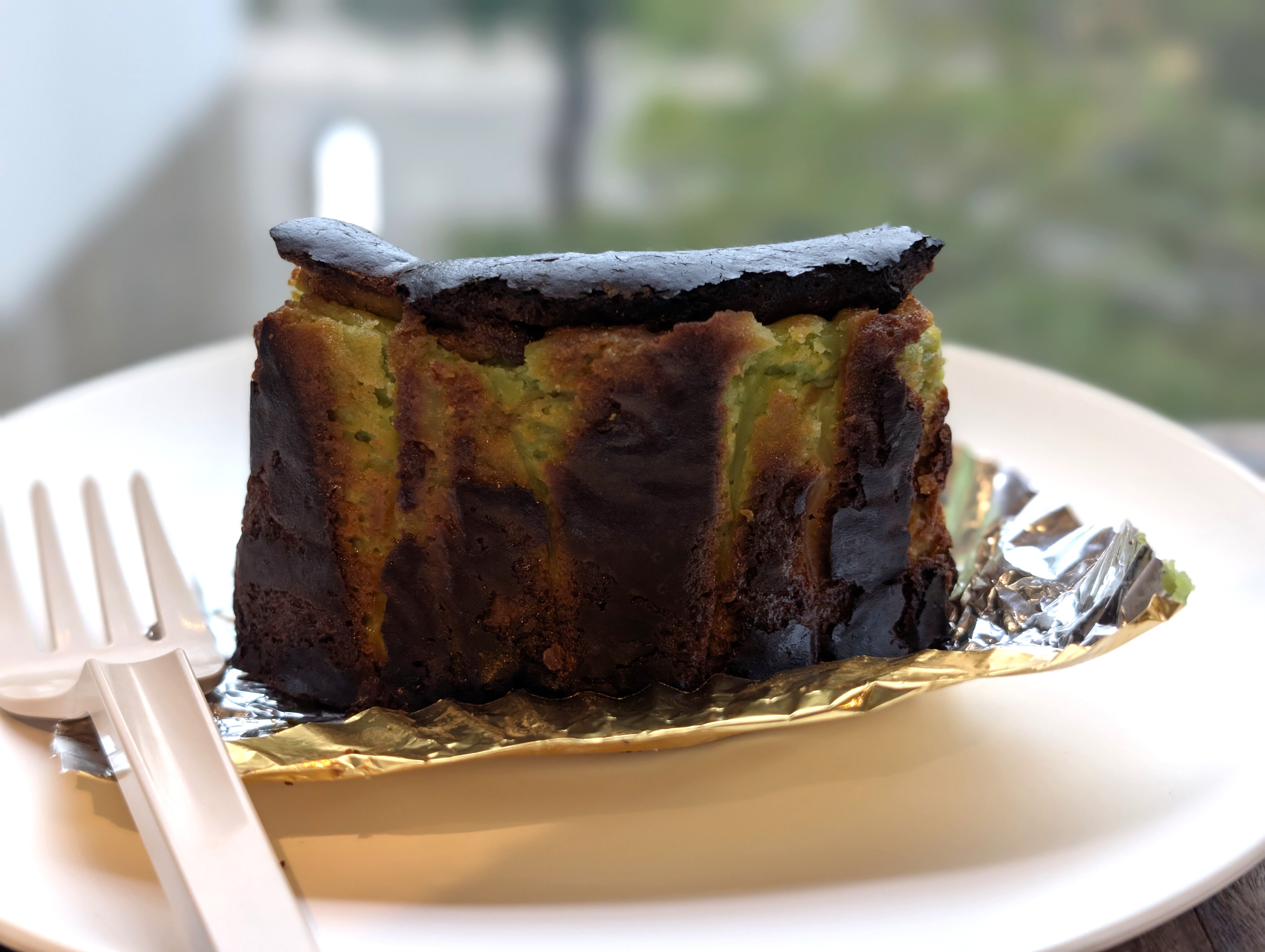 ヴィドフランス バスクチーズケーキピスタチオ (7)
