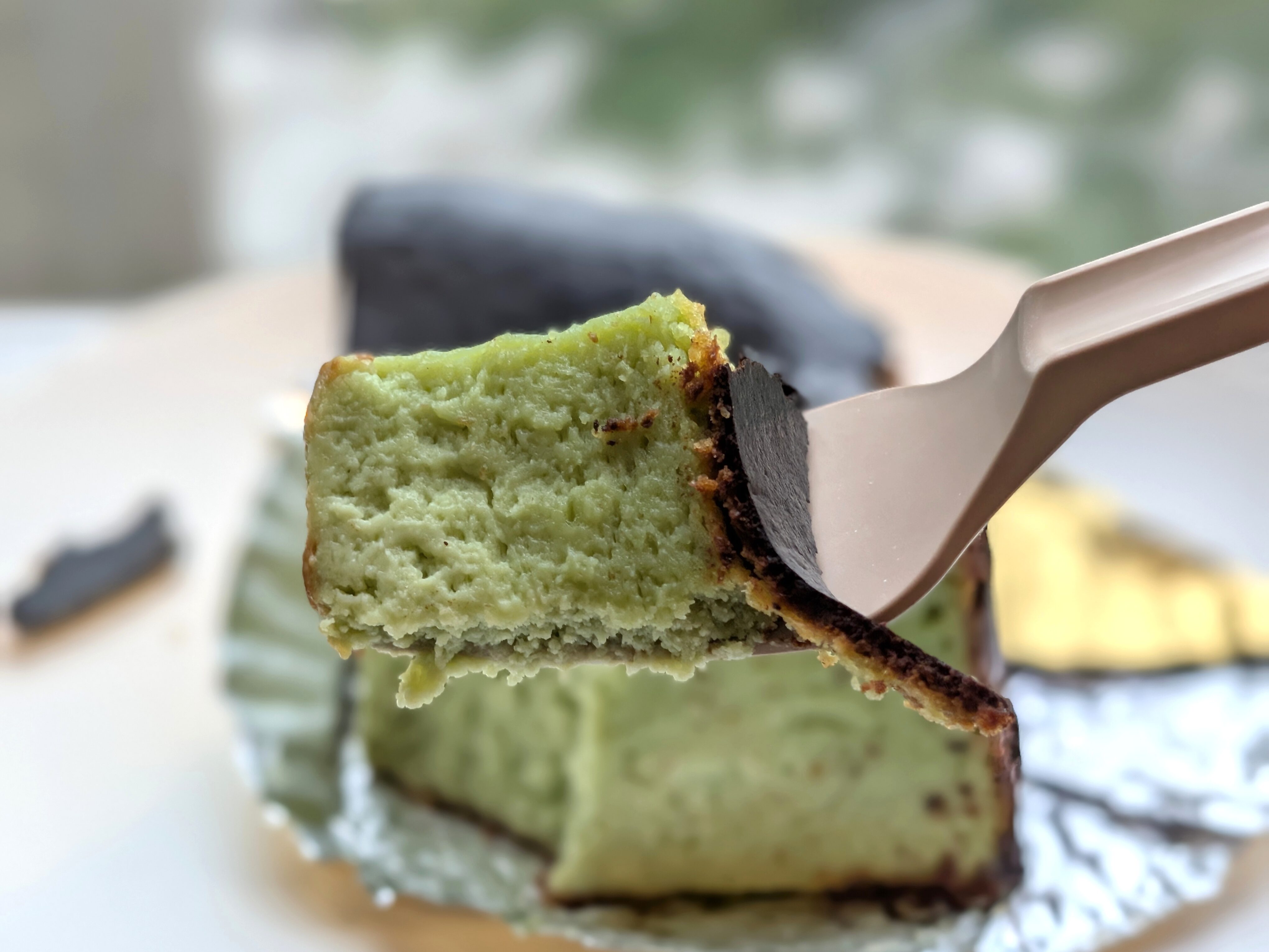 ヴィドフランス バスクチーズケーキピスタチオ (7)