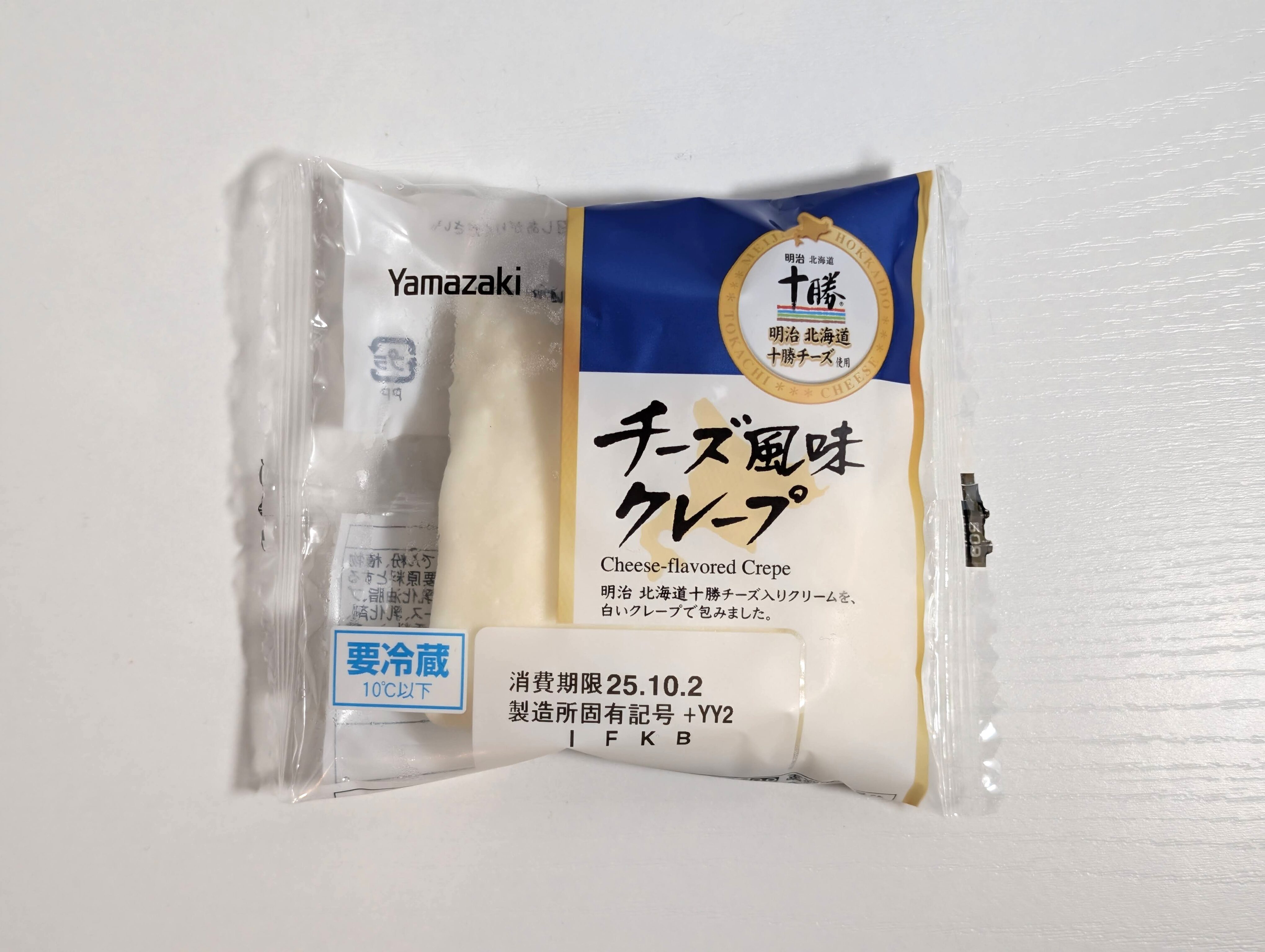 山崎製パン、チーズ風味クレープ (2)