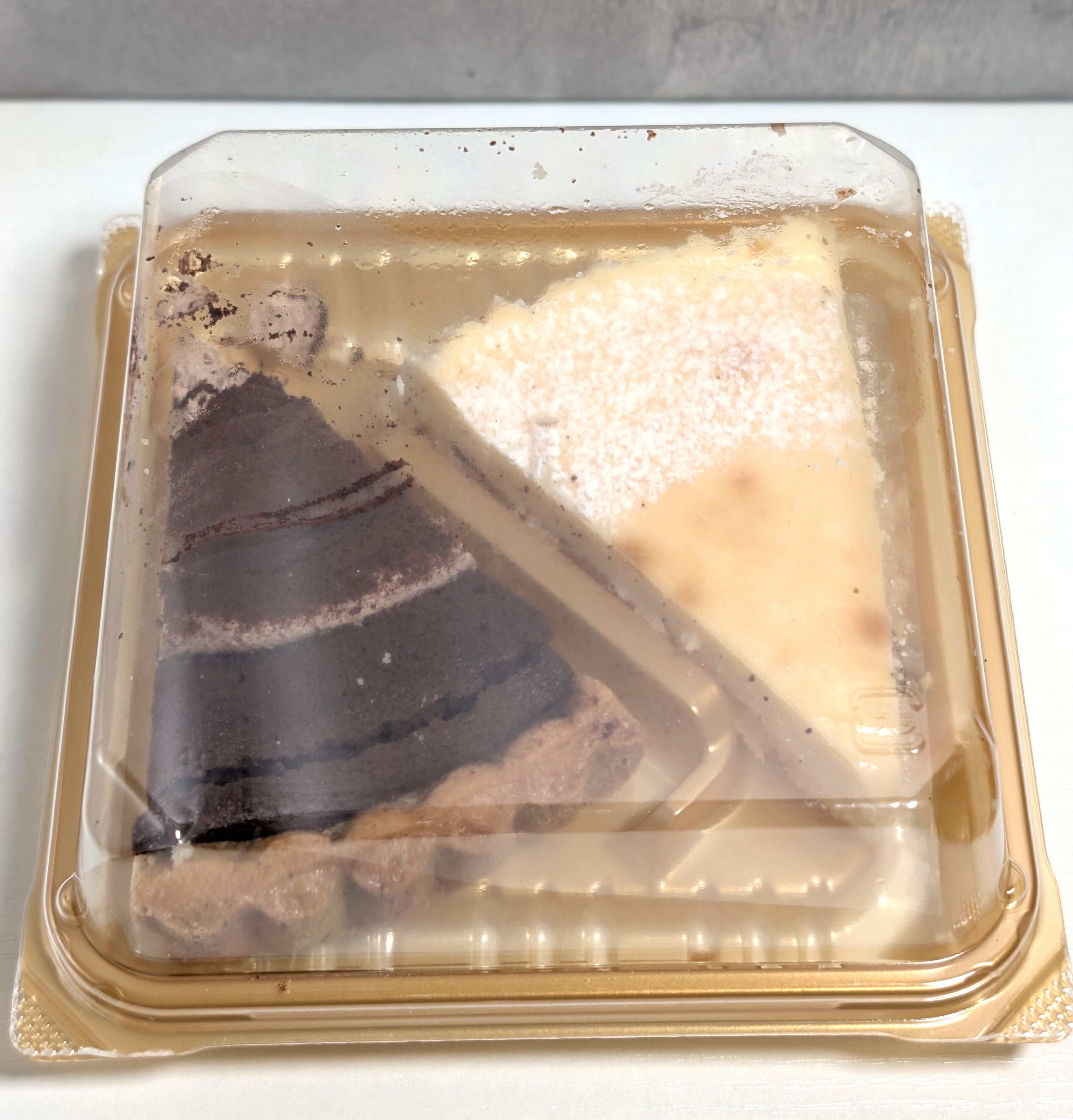 【ドンレミー】Wチョコタルト＆ベイクドチーズケーキ (3)