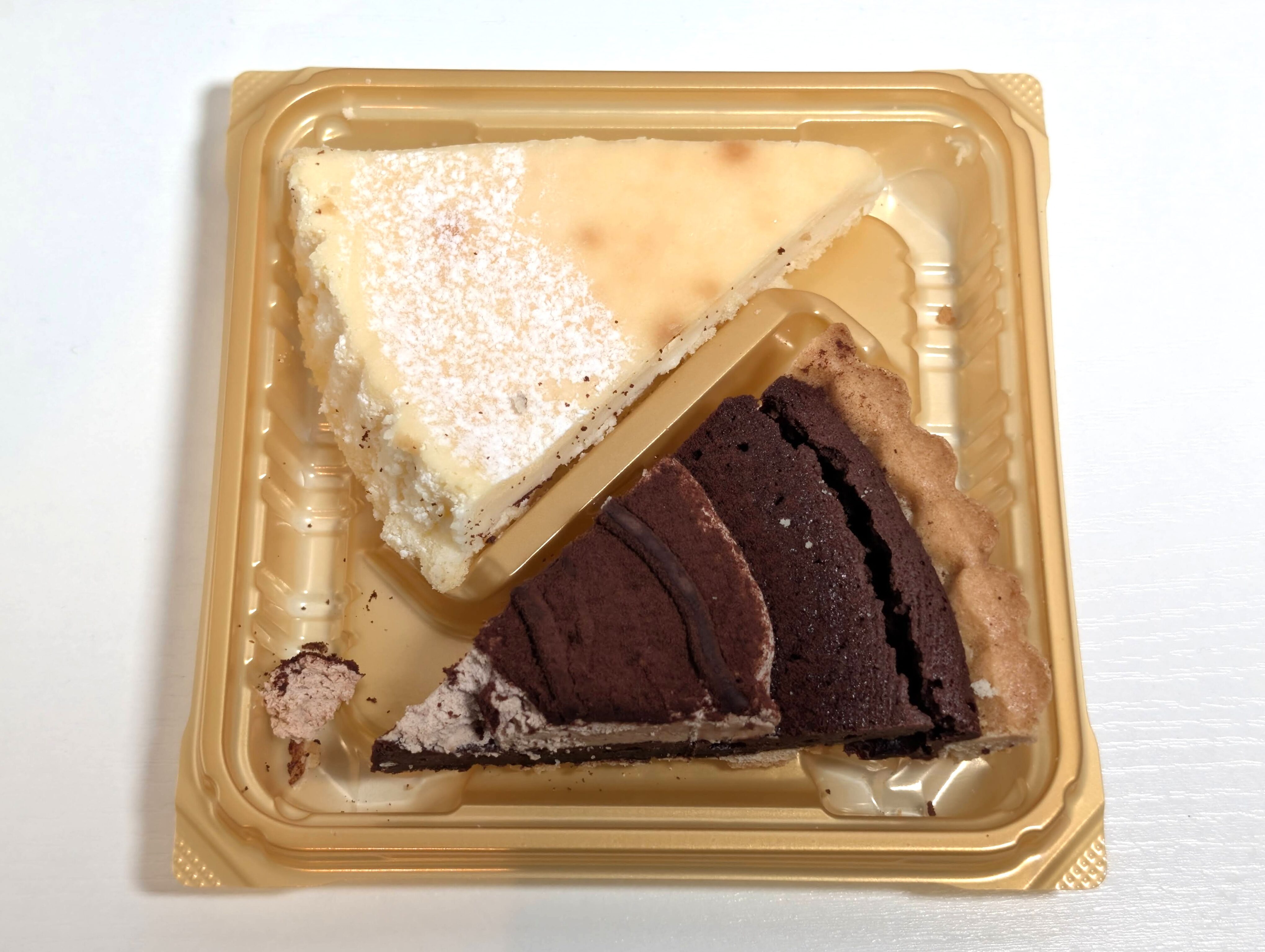 【ドンレミー】Wチョコタルト＆ベイクドチーズケーキ (3)