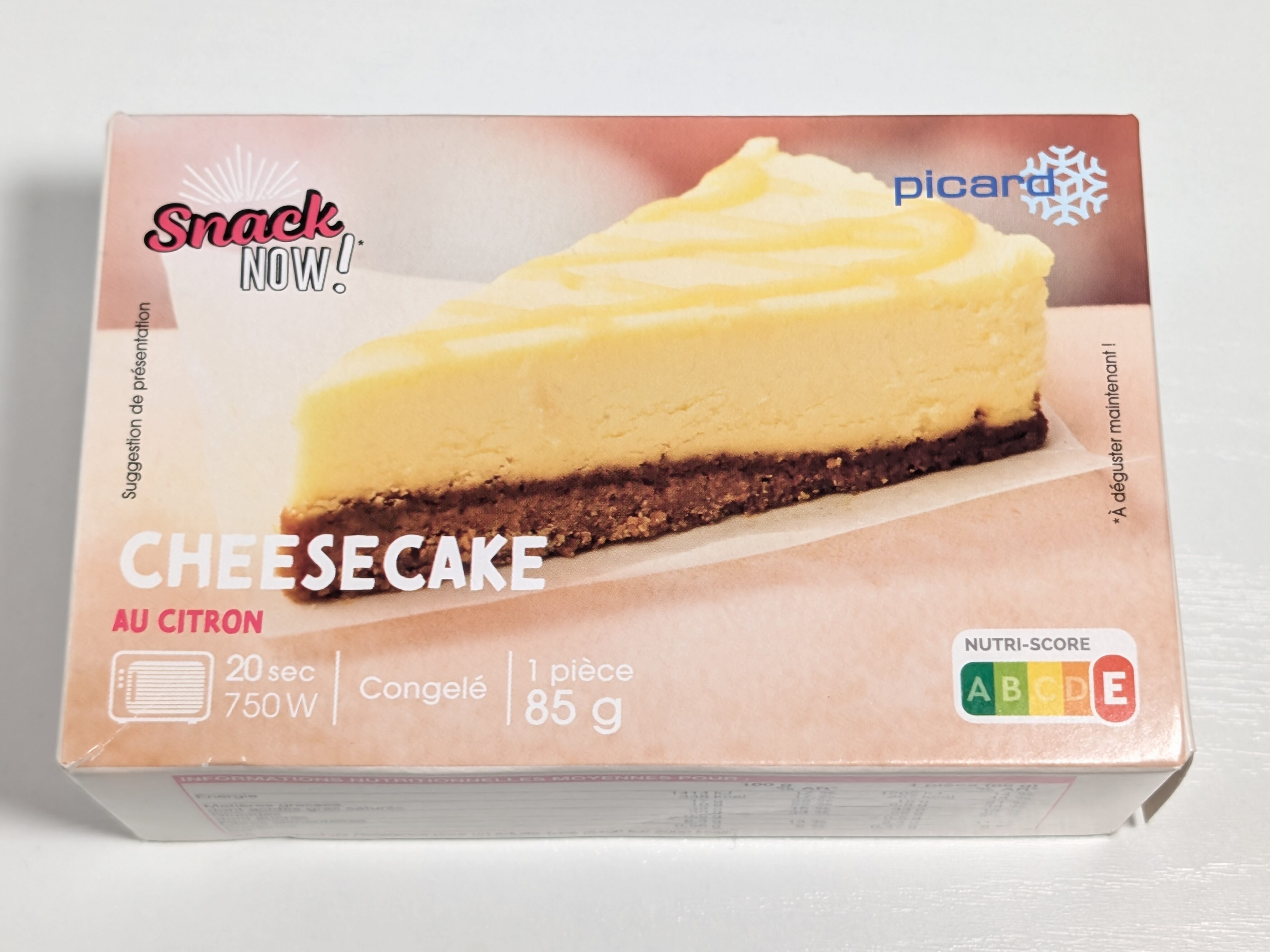 ピカール（picard） チーズケーキ レモン風味 (2)