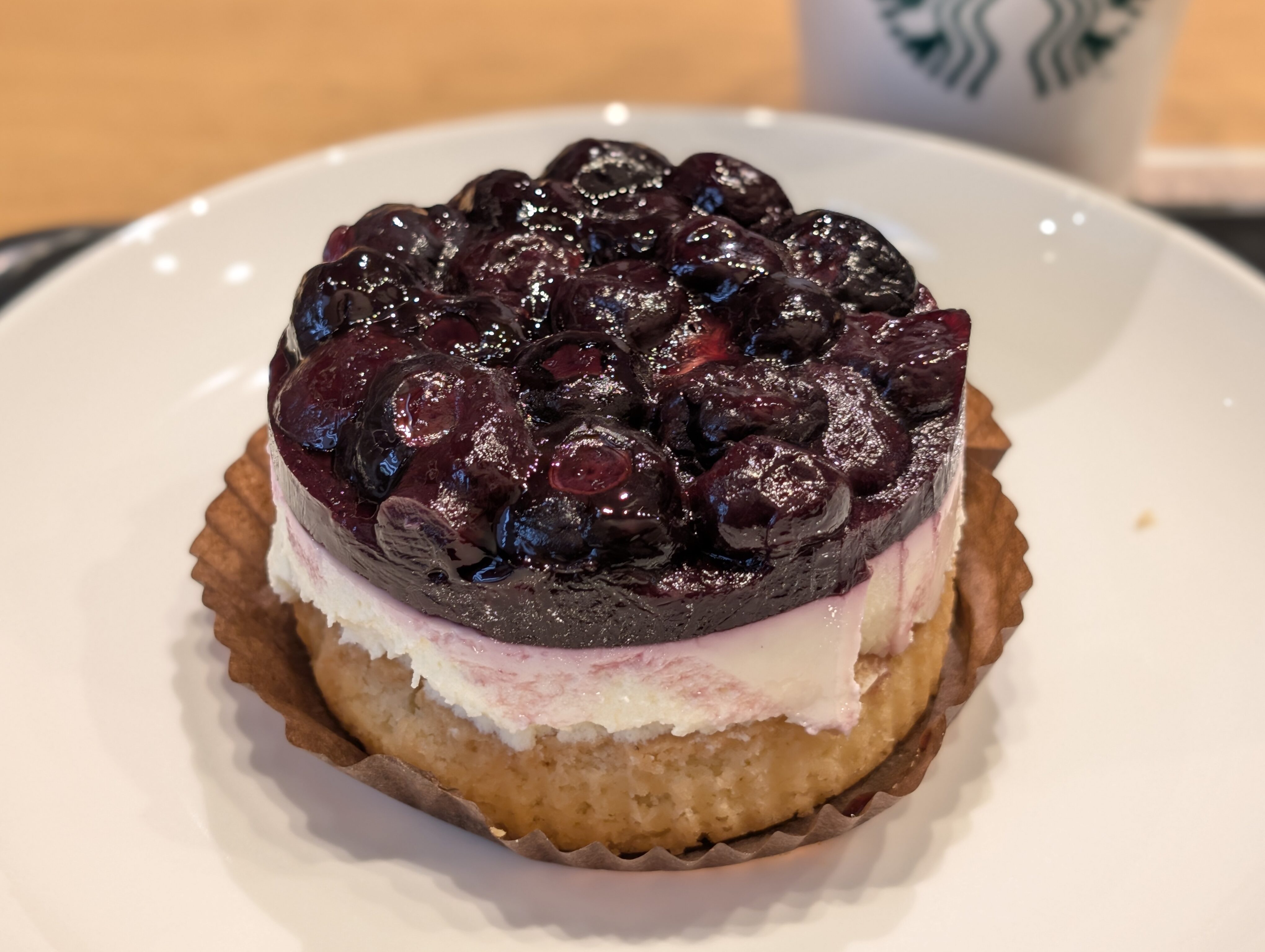 スターバックス、ブルーベリーレアチーズケーキ (9)