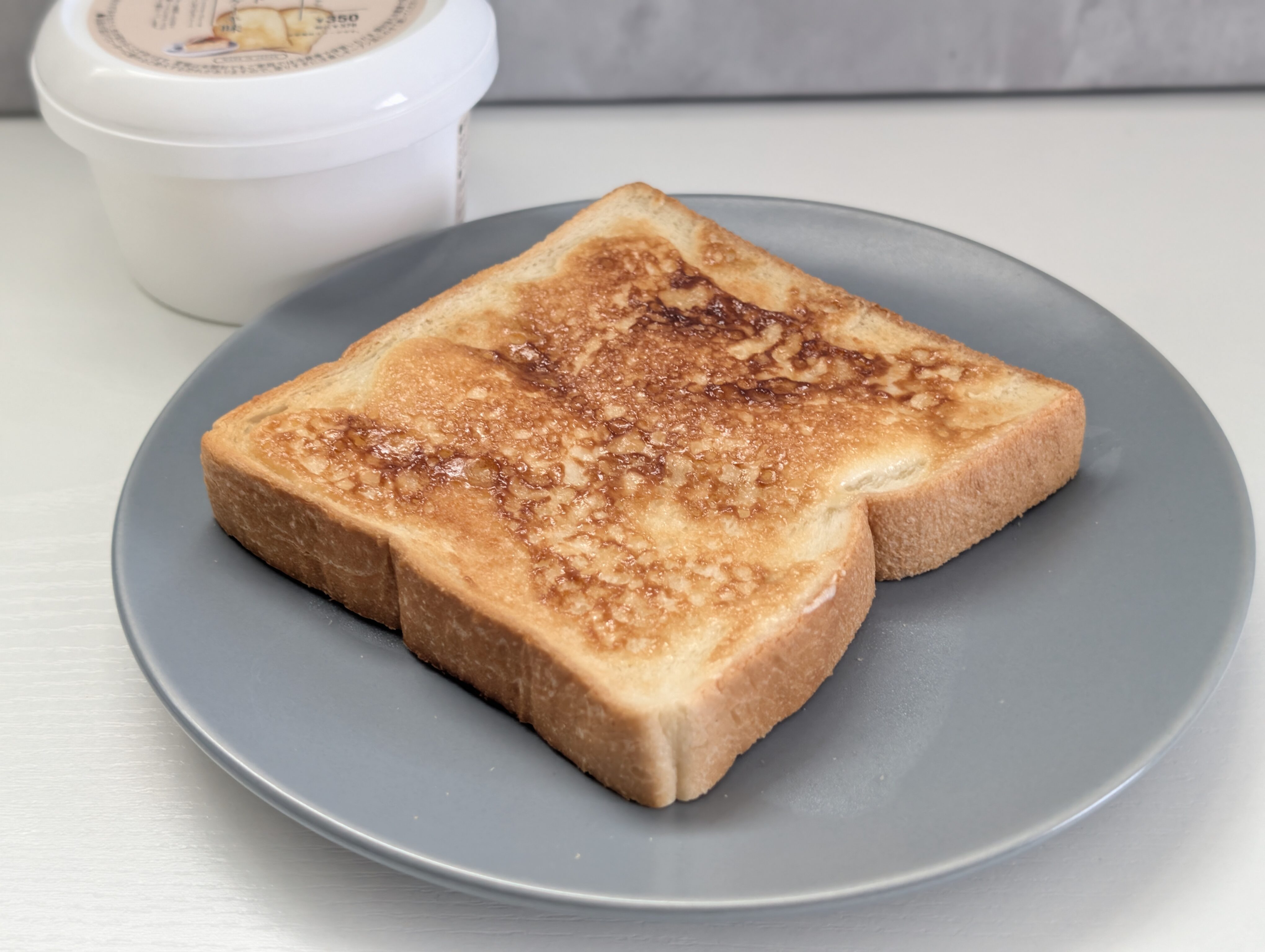 3COINS(スリーコインズ)・ごはんもん 塗りパン ベイクドチーズケーキ味 378円 (12)