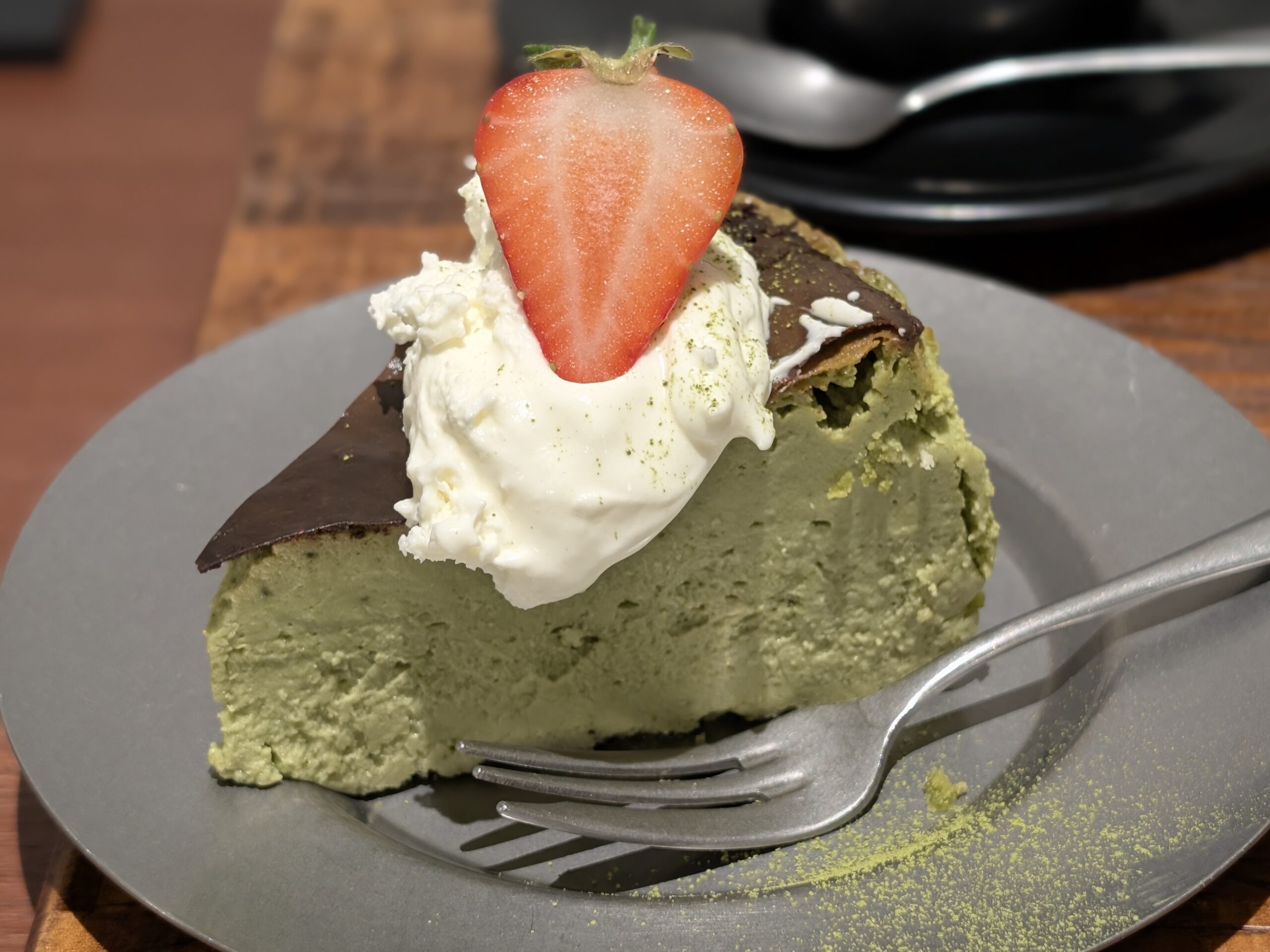 「ZTTo morning」抹茶バスクチーズケーキ
