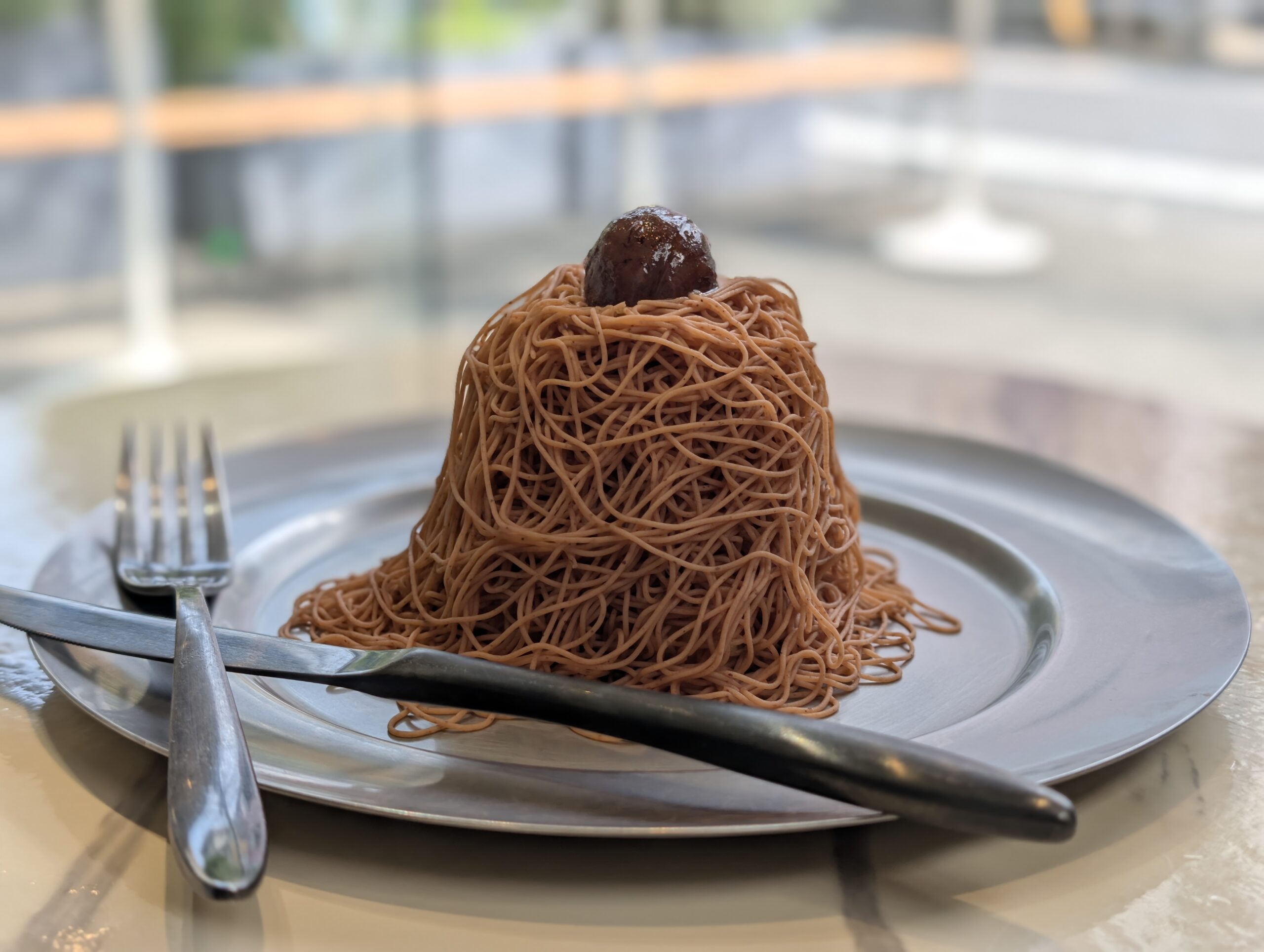 高円寺 ラッドブロスカフェ（RAD BROS CAFE） 生搾り発酵モンブランバスクチーズケーキ　20260723 (7)