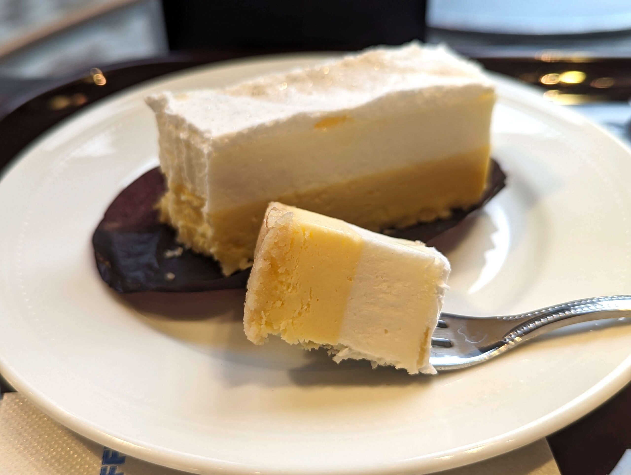 エクセルシオールカフェの「2層仕立てのチーズケーキ～ベイクド＆レア～」 (6)