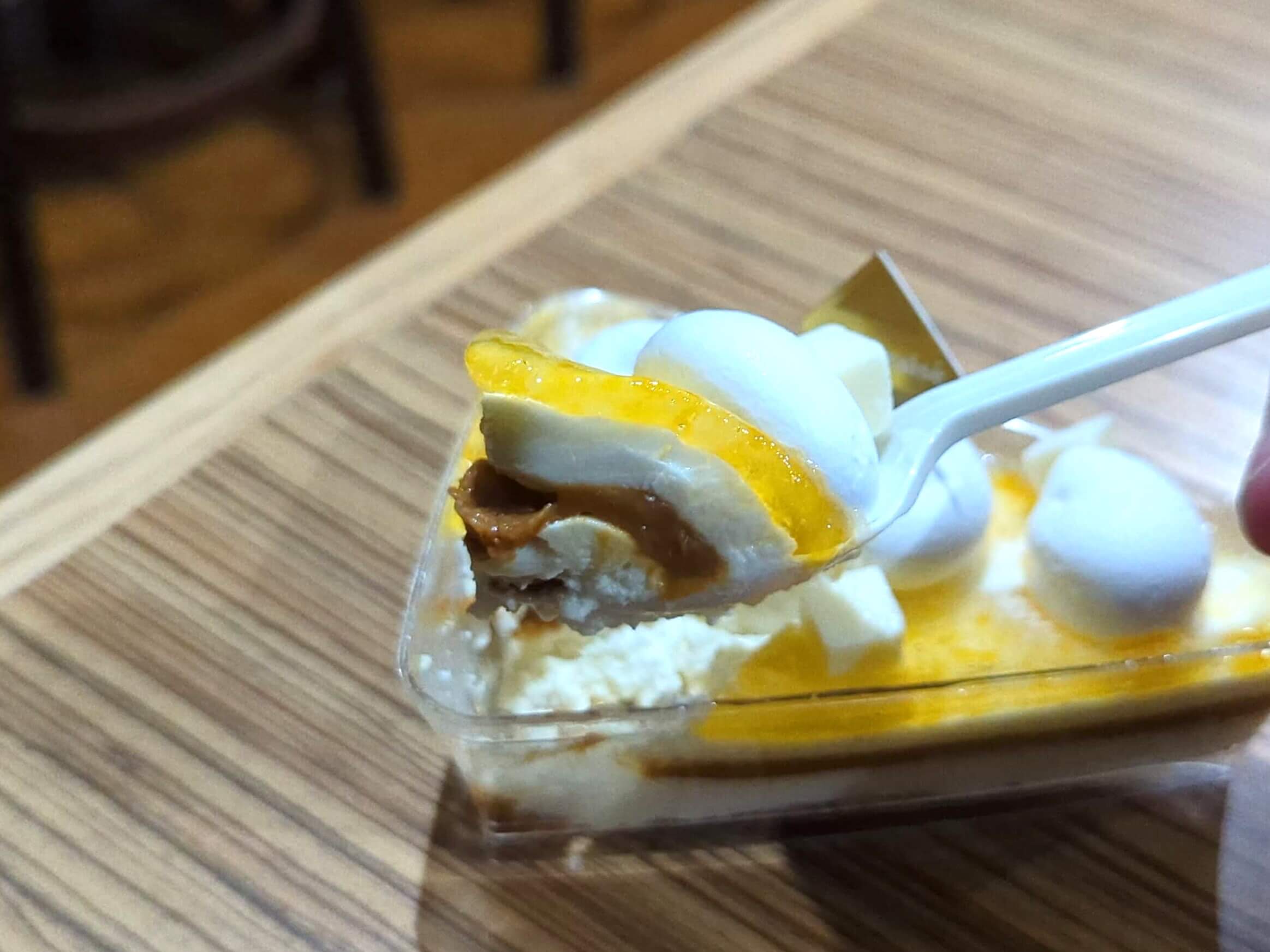 シャトレーゼ「北海道クリームチーズ使用　キャラメルチーズケーキ」 (6)