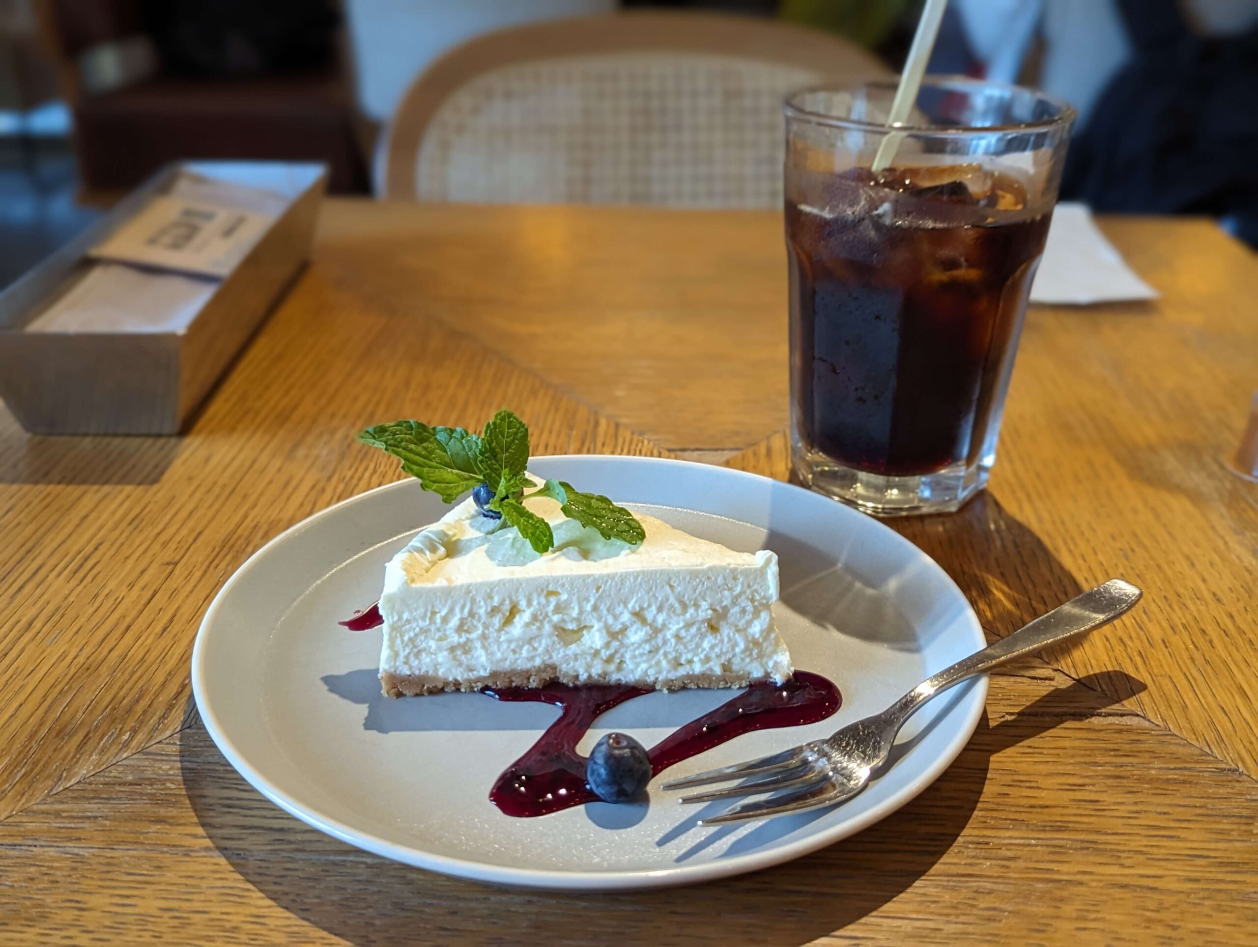 渋谷「フリーマン カフェ （FREEMAN CAFE）」のレアチーズケーキの写真 (5)